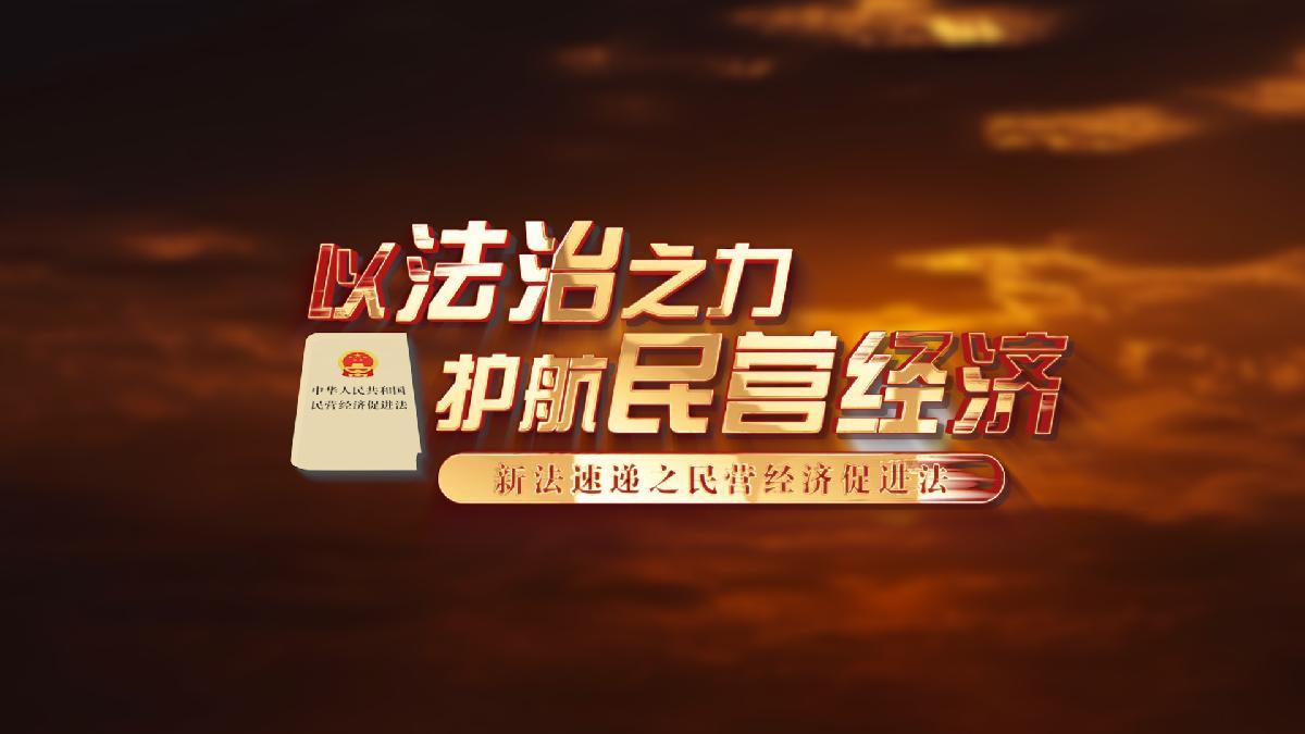 以法治之力護航民營經(jīng)濟