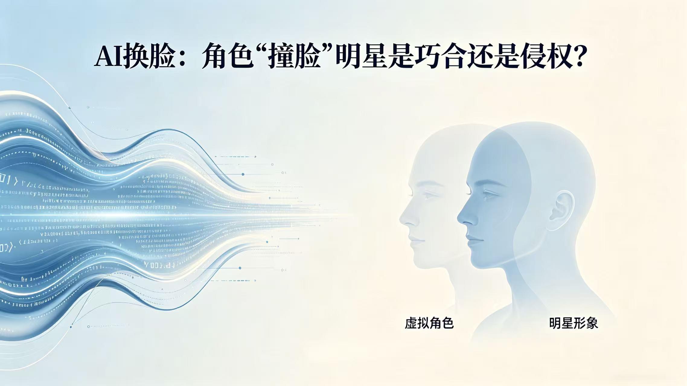 AI換臉讓角色“撞臉”明星，是巧合還是侵權(quán)？